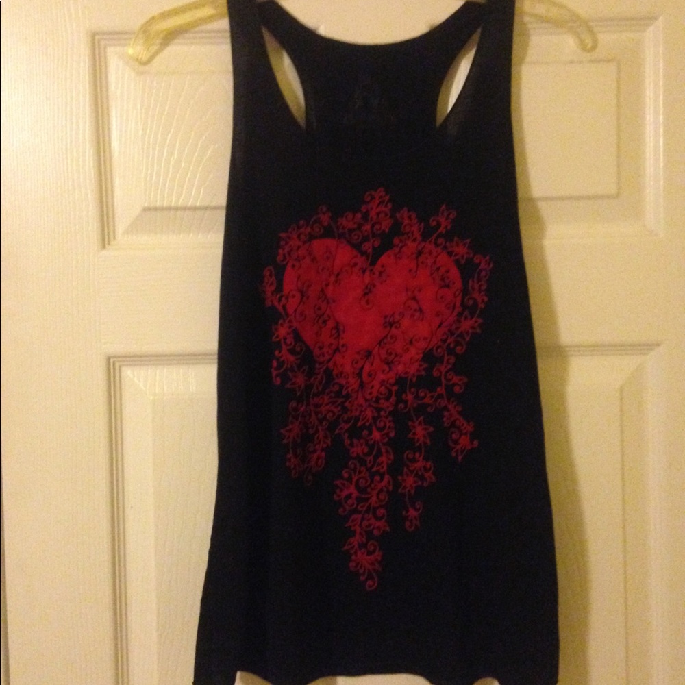 Heart tank top